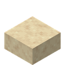 Smooth Sandstone Slab.png: Inventory sprite for Smooth Sandstone Slab in Minecraft as shown in-game linking to https://minecraft.wiki/w/Smooth_Sandstone_Slab with description: Smooth Sandstone Slab