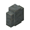 Polished Tuff Wall.png: Inventory sprite for Polished Tuff Wall in Minecraft as shown in-game linking to https://minecraft.wiki/w/Polished_Tuff_Wall with description: Polished Tuff Wall