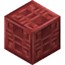 Chiseled Cinnabar.png: Inventory sprite for Chiseled Cinnabar in Minecraft as shown in-game linking to Chiseled Cinnabar with description: Chiseled Cinnabar