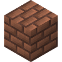 Bricks.png: Inventory sprite for Bricks in Minecraft as shown in-game linking to Bricks with description: Bricks