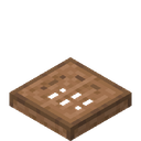 Jungle Trapdoor.png: Inventory sprite for Jungle Trapdoor in Minecraft as shown in-game linking to Jungle Trapdoor with description: Jungle Trapdoor
