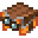 Orange Harness.png: Inventory sprite for Orange Harness in Minecraft as shown in-game linking to https://minecraft.wiki/w/Orange_Harness with description: Orange Harness